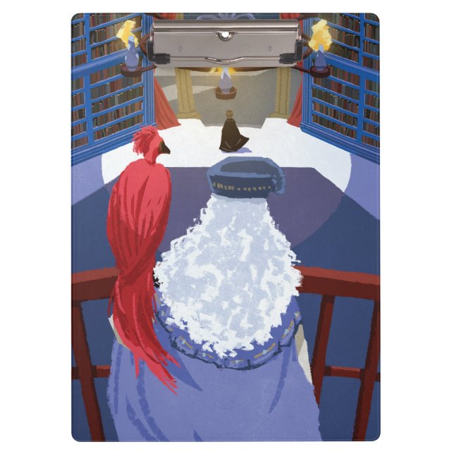 Pranchetas Dumbledore & Fawkes em Balcony (Frente)