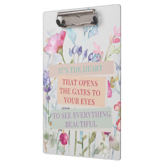 Pranchetas É o coração que abre os portões, jardim floral