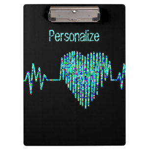 Pranchetas ECG coração médico linha kg