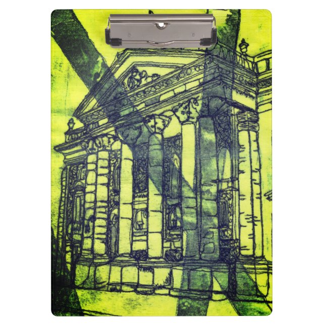 Pranchetas Edifício Amarelo e Negro (Frente)