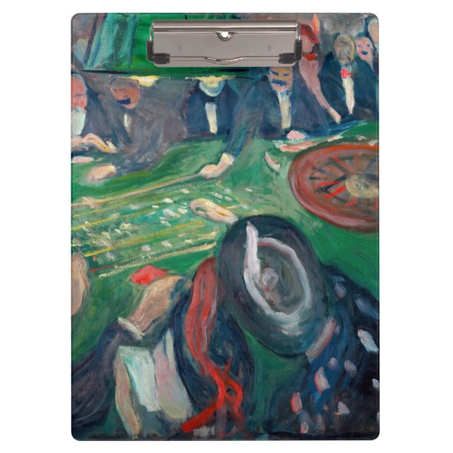 Pranchetas Edvard Munch - A Mesa Roulette em Monte Carlo (Frente)