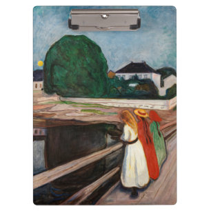 Pranchetas Edvard Munch - As Raparigas na Ponte