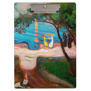 Pranchetas Edvard Munch - dança na praia