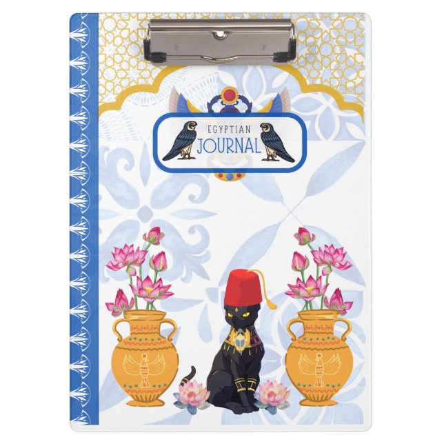 Pranchetas Egípcio Cat Basha com herança farónica (Frente)