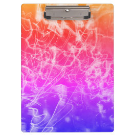 Pranchetas Electric Light Lines Gradient Abstract. Clipboard