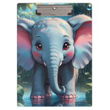 Elefante Bonito na Chuva