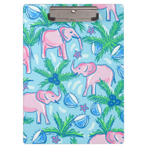 Pranchetas Elefante rosa de pré-disquete