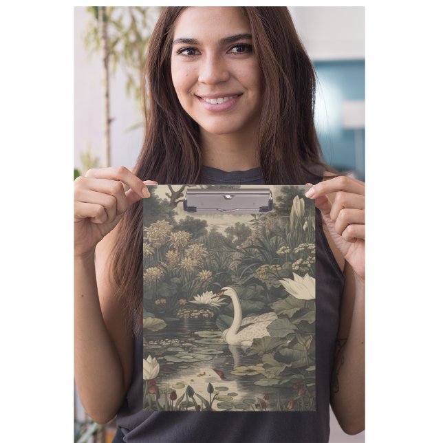 Pranchetas Elegância Botânica - Cisne na Floresta (Criador carregado)