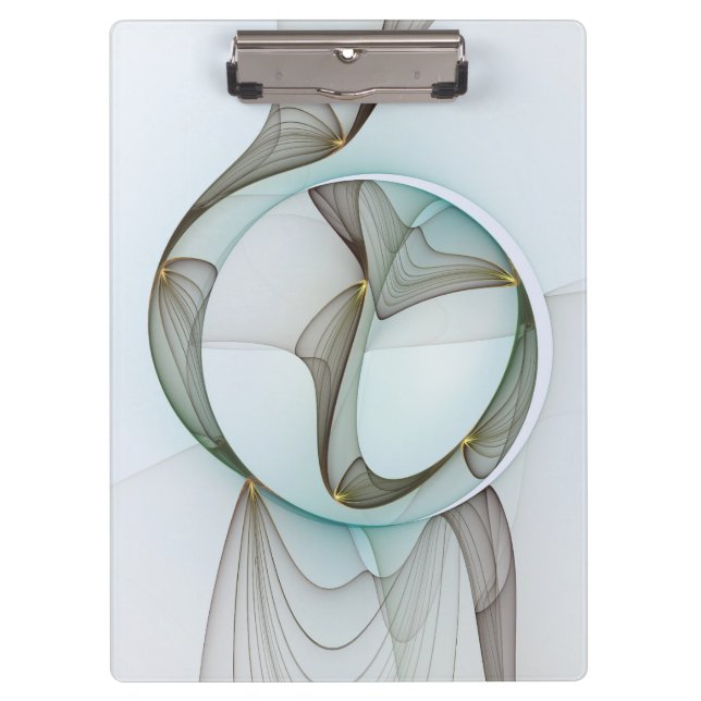 Pranchetas Elegância Dourada abstrato Moderna Turquesa Brown (Frente)