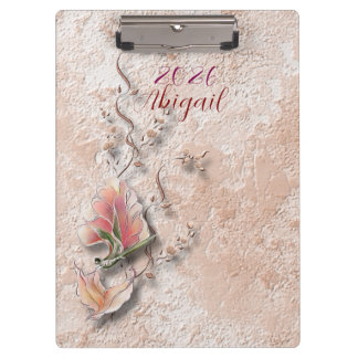 Pranchetas Elegant Nature Embossed  clipboard 