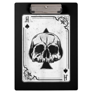 Pranchetas Emo Gothic e Punk Ace do jogo de pôquer do Spades