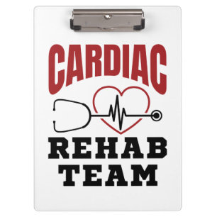 Pranchetas Enfermeira Cardiologista da Equipe de Reabilitação