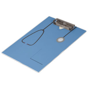 Pranchetas Enfermeira Médica Blue Clipboard