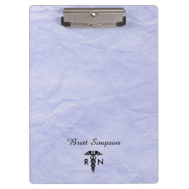 Pranchetas Enfermeiro Registrado Azul Personalizado
