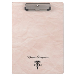 Pranchetas Enfermeiro Registrado Pink Personalizado