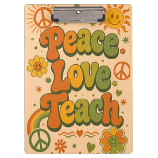 Pranchetas Ensine Amor Paz Professor Inspirador