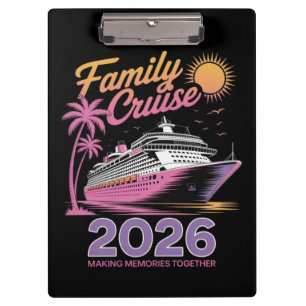 Pranchetas Equipe de Cruzeiro Familiar 2026 Viagem Correspond