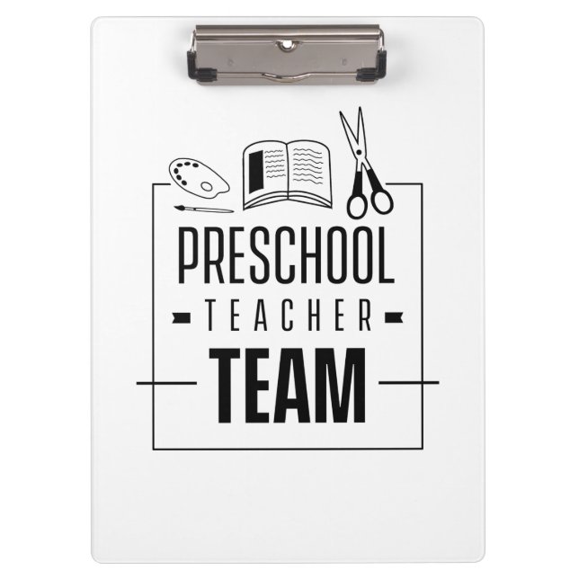Pranchetas Equipe de Professores da Pré-escola (Frente)