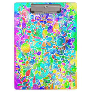 Pranchetas Esboço de Fantasia Art - Abstrato Flores 2