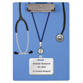 Pranchetas Esfregões De Enfermeiro Na Área De Transferência A