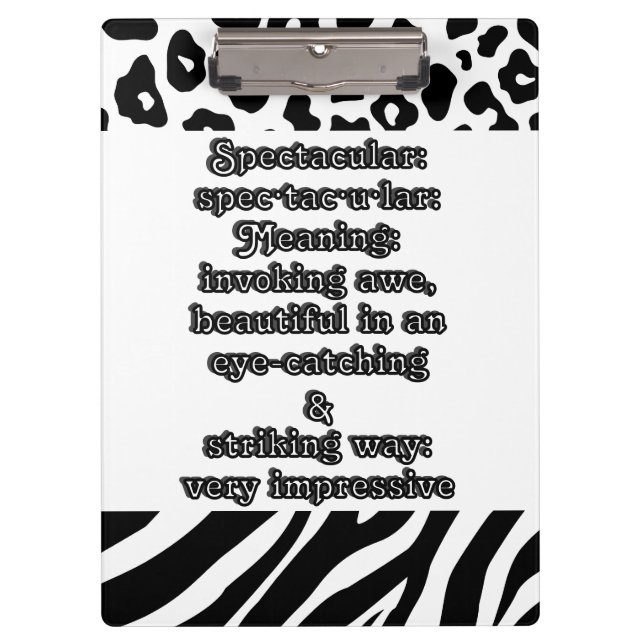 Pranchetas Espetacular: ・ de definição tac ・ u lar ・ (Frente)