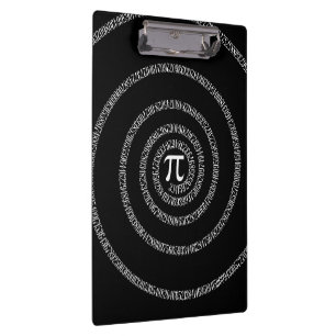 Pranchetas Espiral para Pi em preto sólido