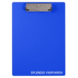 Pranchetas Esplêndido Nome de Cor Azul Fairywren