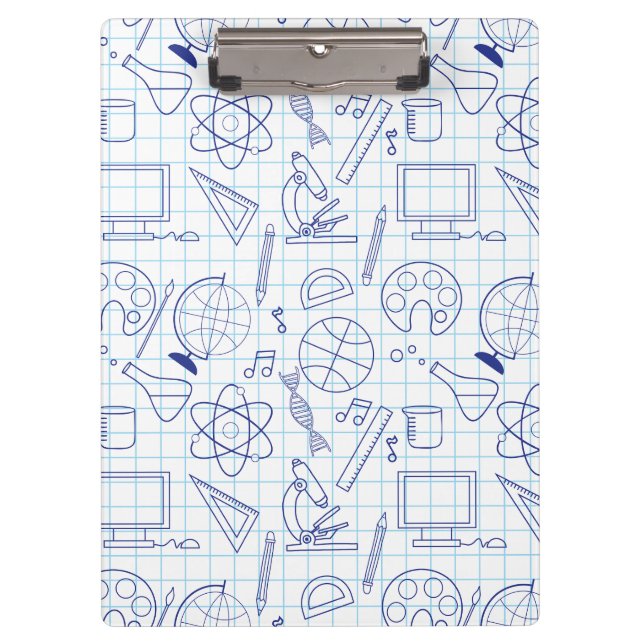 Pranchetas Esquema de Ciência de Elementos de Educação (Frente)