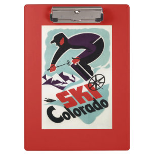 Pranchetas Esquiador preto e roxo vestido