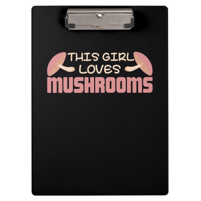 Pranchetas Esta Menina Adora Cogumelos (Frente)