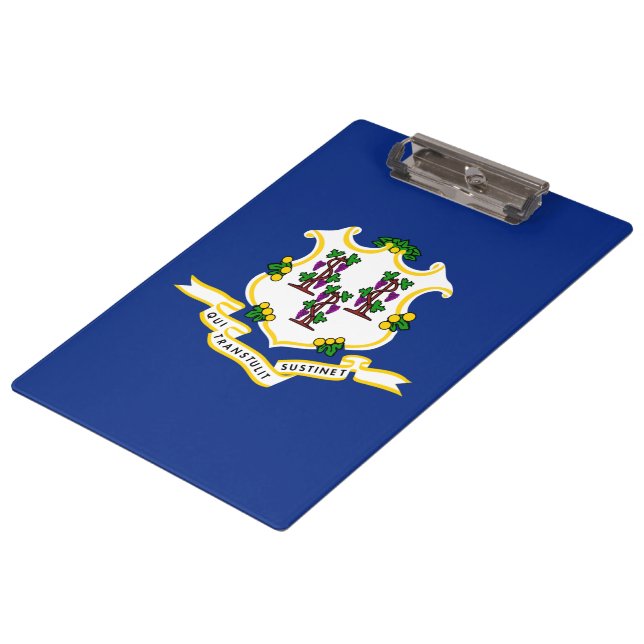 Pranchetas Estado de bandeira do Connecticut (Inclinado)