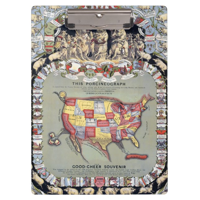 Pranchetas ESTE PORCINEOGRAPH, c1876 (Frente)