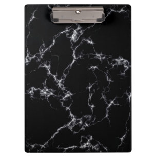 Pranchetas Estilo de mármore elegante 4 - preto e branco