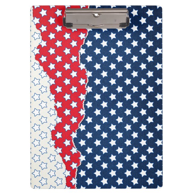 Pranchetas Estrelas Vermelhas, Brancas e Azuis (EUA) (Estados (Frente)