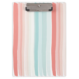 Pranchetas Estrias de Verão em coral e turquesa