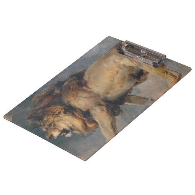 Pranchetas Estudo de um Leão (por Edwin Henry Landseer) (Inclinado)