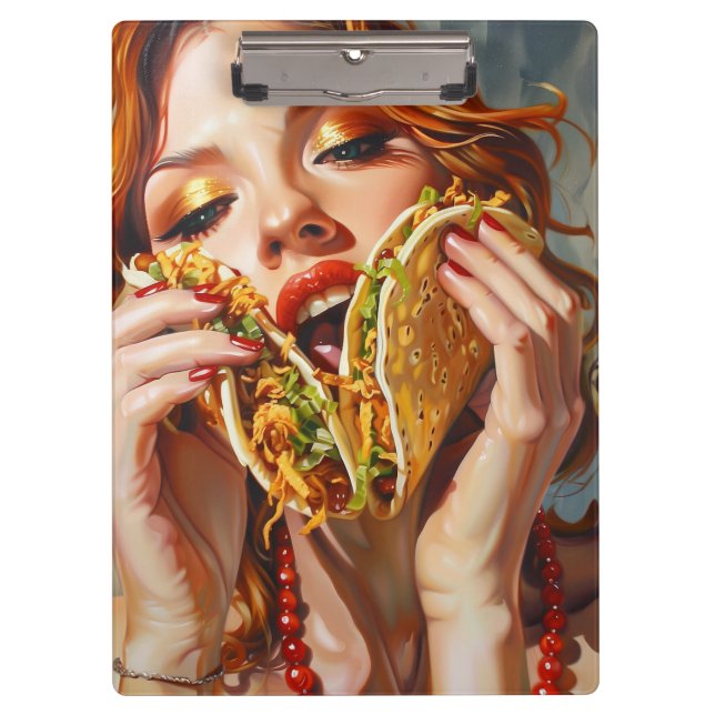 Pranchetas Eu Adoro Tacos (Frente)