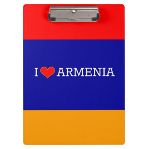 Pranchetas Eu amo a Armênia, bandeira da Armênia