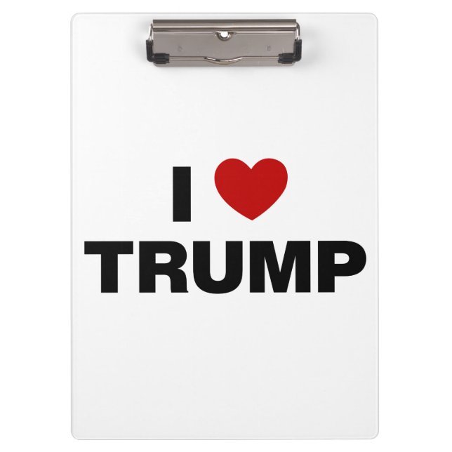 Pranchetas Eu Amo Trump (Frente)