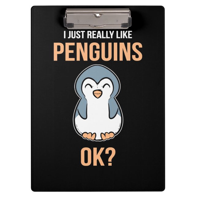 Pranchetas Eu Gosto Muito De Pinguim (Frente)