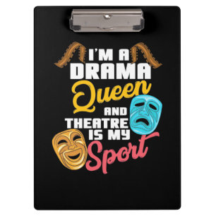 Pranchetas Eu Sou Uma Rainha De Drama