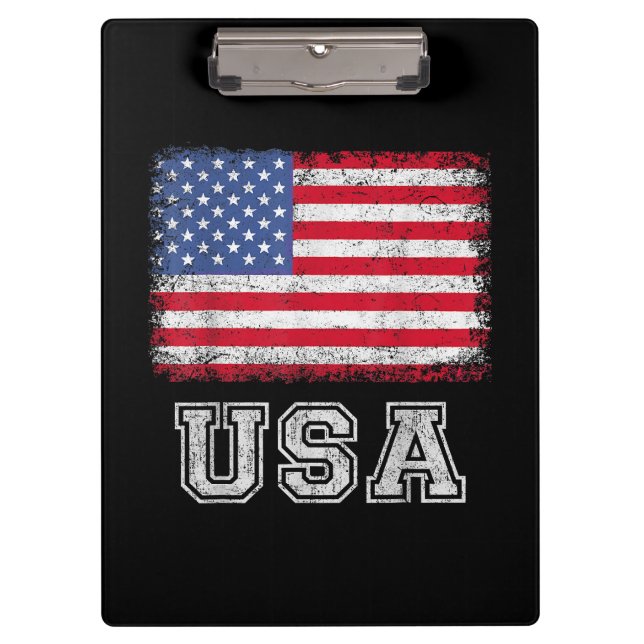 Pranchetas EUA Bandeira Patriótica Americana Para Homens Meni (Frente)