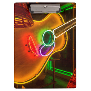 Pranchetas EUA, Texas, Austin. Guitarra Neon em Blackmail