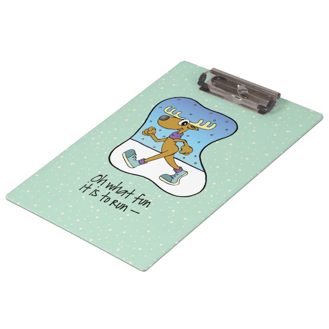 Pranchetas Exercício Corrente de Reindeer Natal (Inclinado)