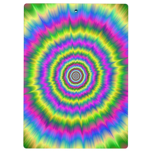 Pranchetas Explosão neon na área de transferência (Verso)