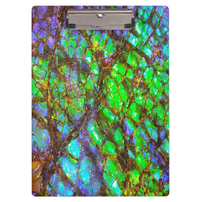 Pranchetas Falln Peacock Ammolite (Frente)
