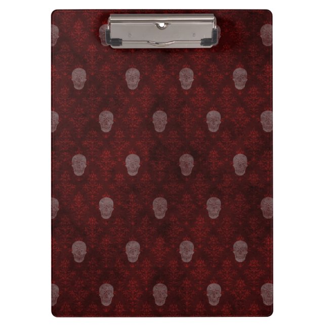 Pranchetas Falln Victorian Skulls Red (Frente)