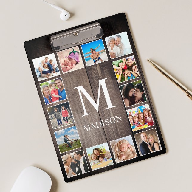 Pranchetas Família Farmhouse Rustic Farmhouse de Colagem de F (Criador carregado)