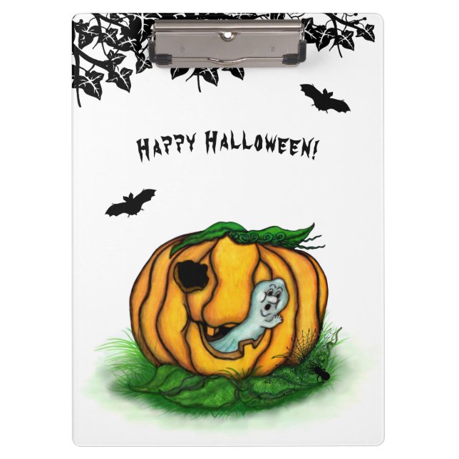 Pranchetas Fantasma do Halloween, Bat, Ghost e Spider (Frente)