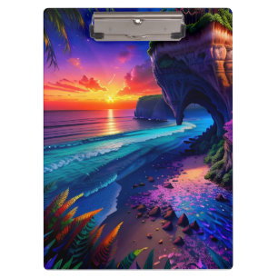 Pranchetas Fantasy Tropical Beach Four